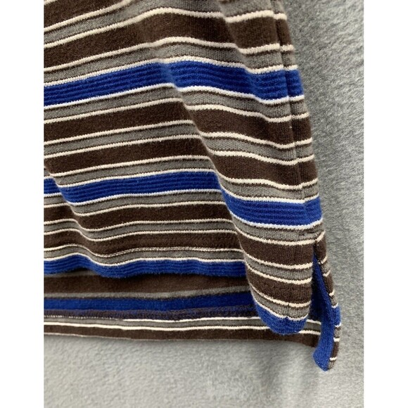 Sean John Polo Shirt 1/4 Button Men's Size XXL Blue Gray Original Fit  Striped - Picture 12 of 14